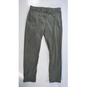 GAP Broken In Straight Chino Pants Womens 4 Green